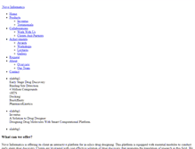 Tablet Screenshot of novoinformatics.com